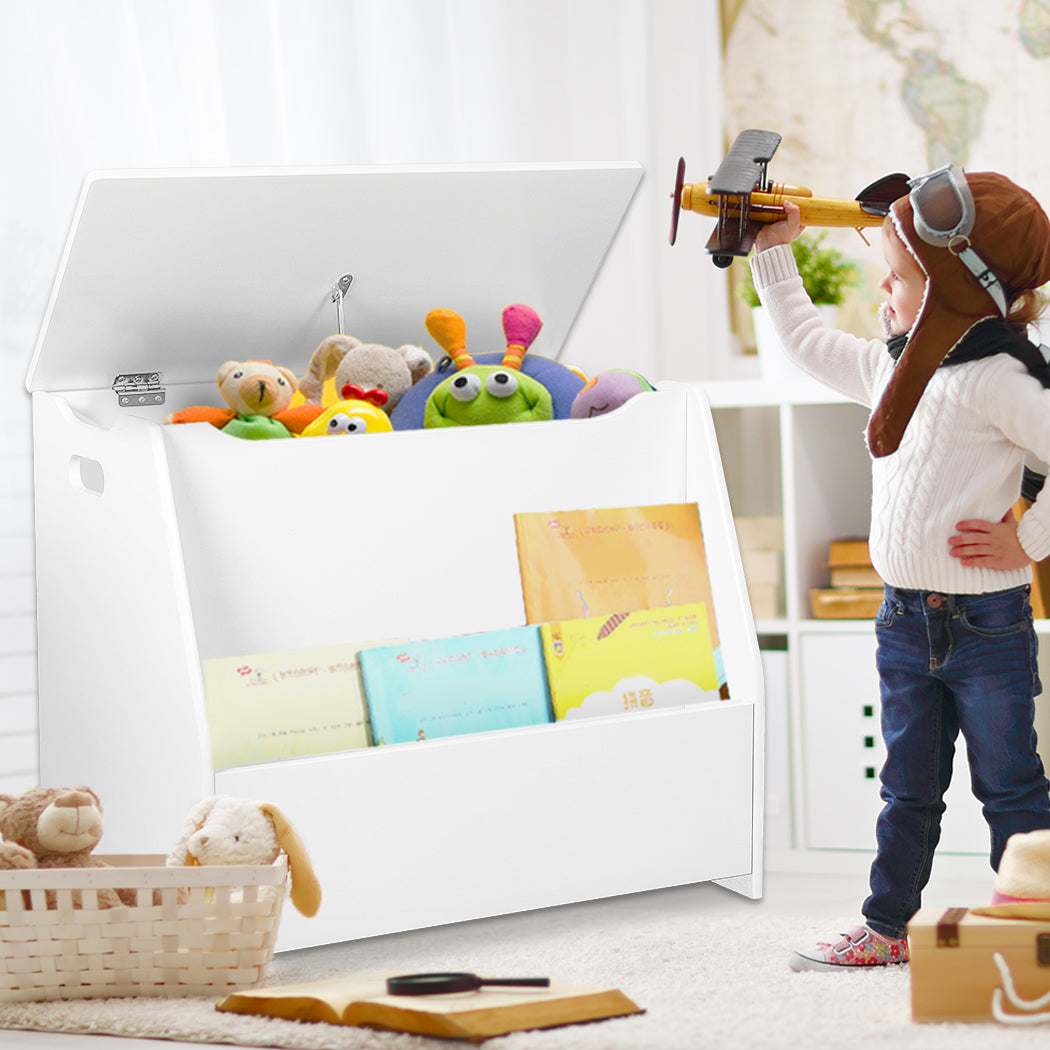 Levede Kids Toy Box Chest Storage Cabinet-1919892839605604359