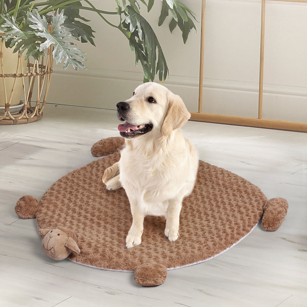 PaWz Pet Bed Cat Calming Bed Dog Squeaky M Tan Medium-1942353077495533575