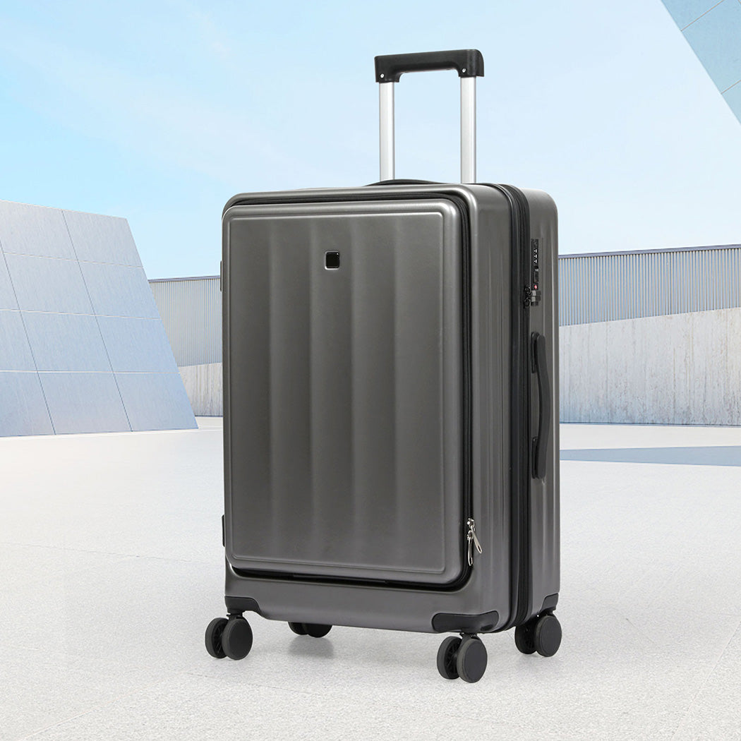 Slimbridge 24"Luggage Trolley Travel Suitcase-1942353660931608583