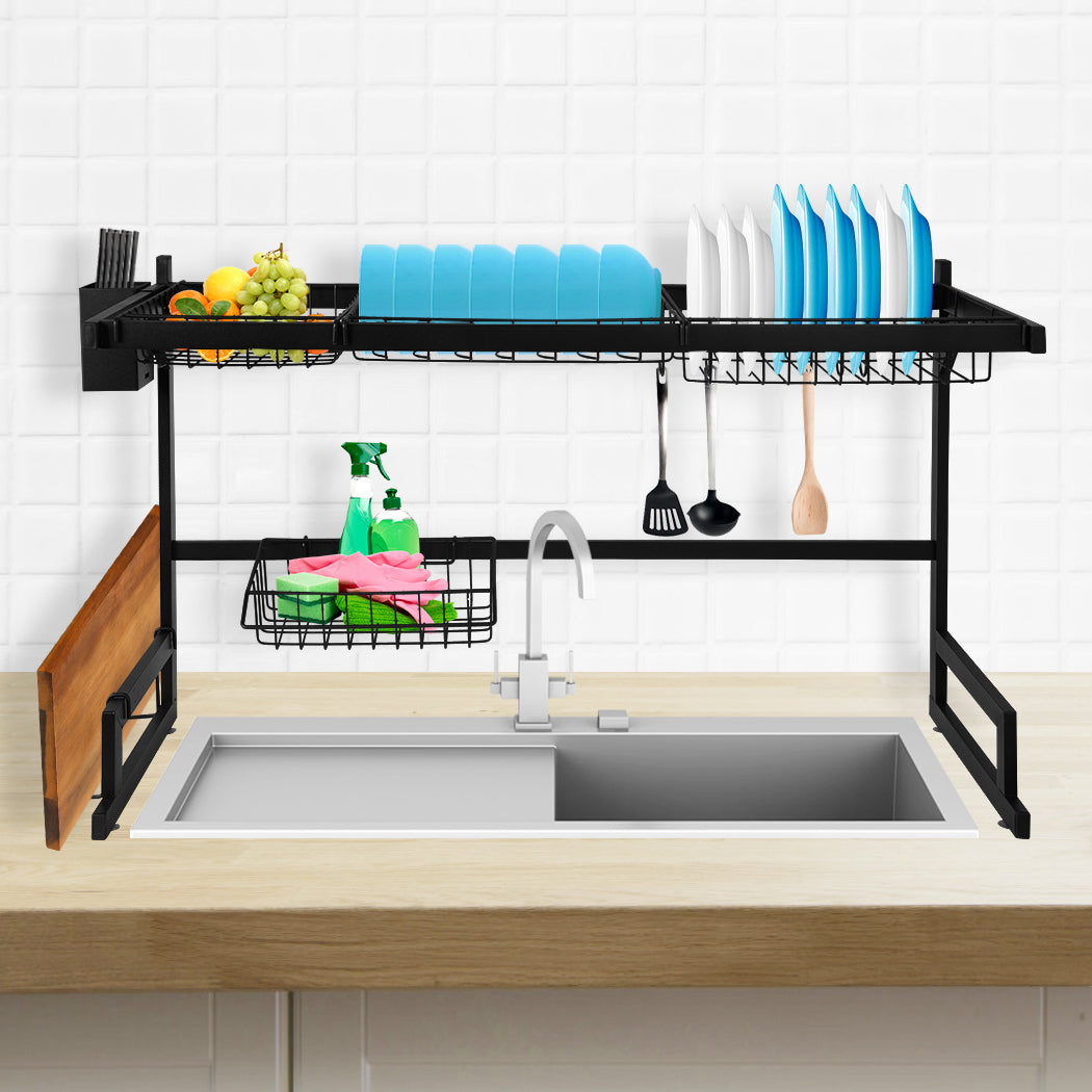 TOQUE Dish Drying Rack Over Sink Steel 85 CM-1942352915805114375