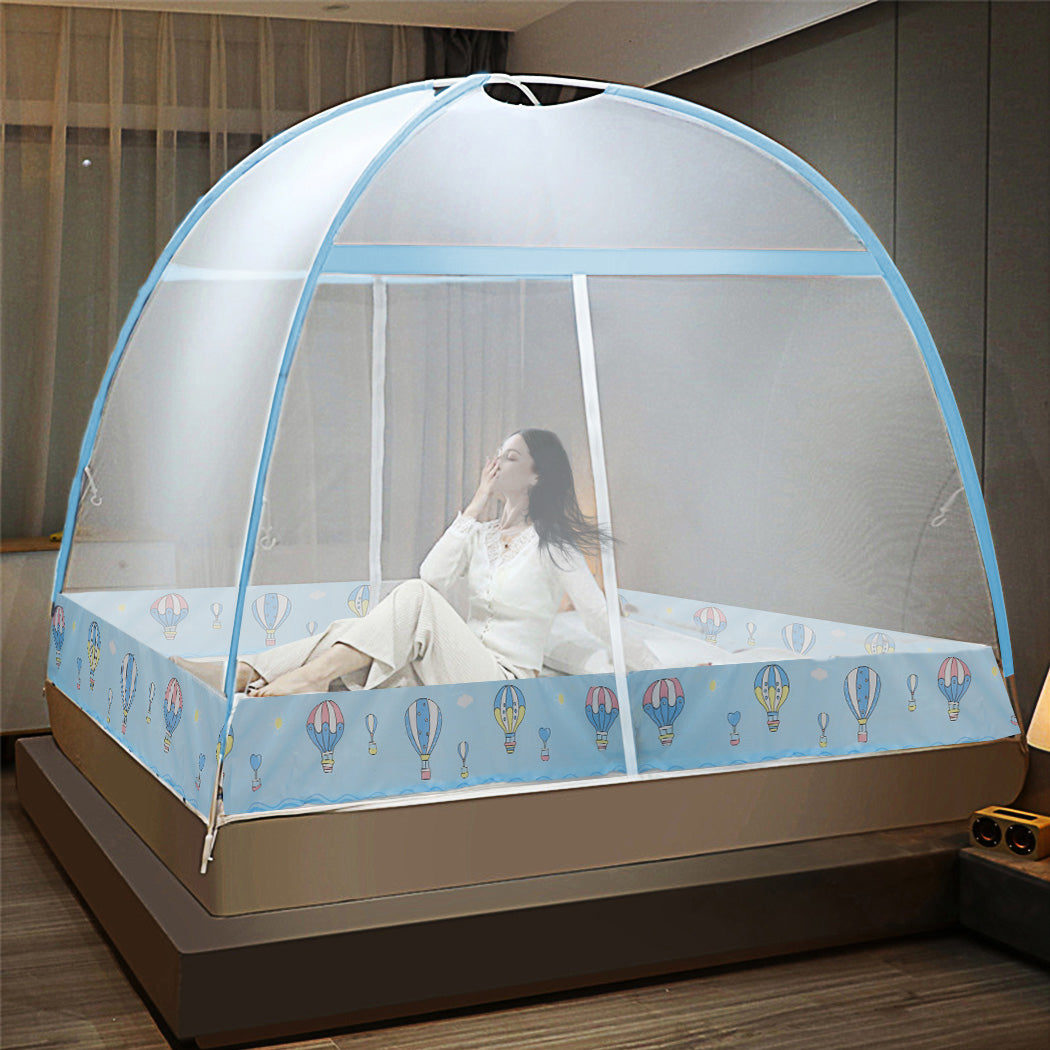 Dreamz Mosquito Bed Nets Foldable Canopy Queen-1910112870977376263