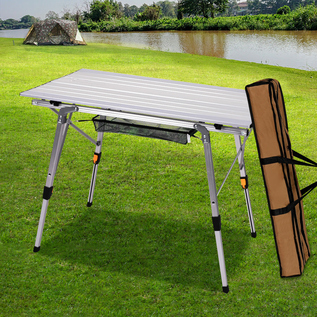 Levede Camping Table Roll Up Folding-1942352898444890119