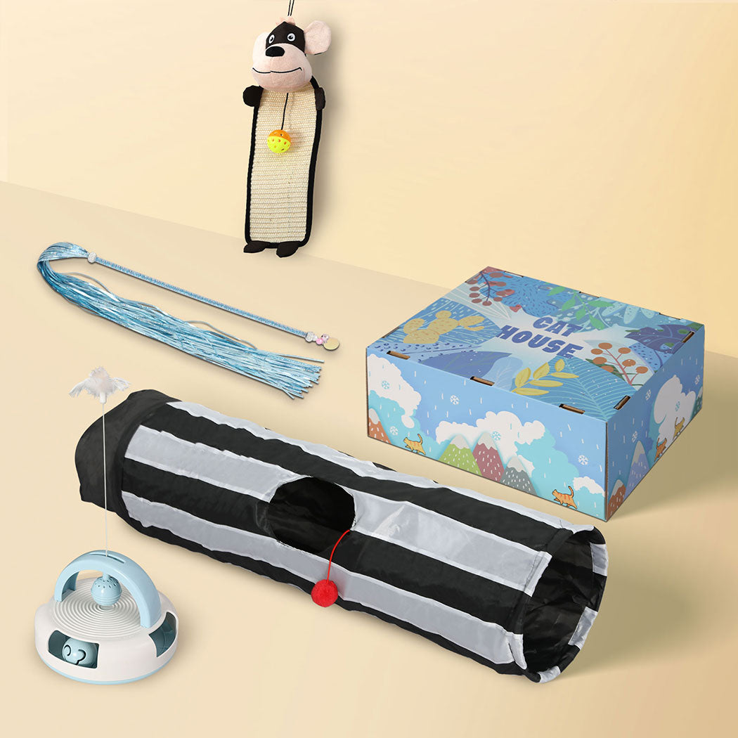 PaWz Interactive Pet Toy Set Cat Tunnel-1948609578677702662