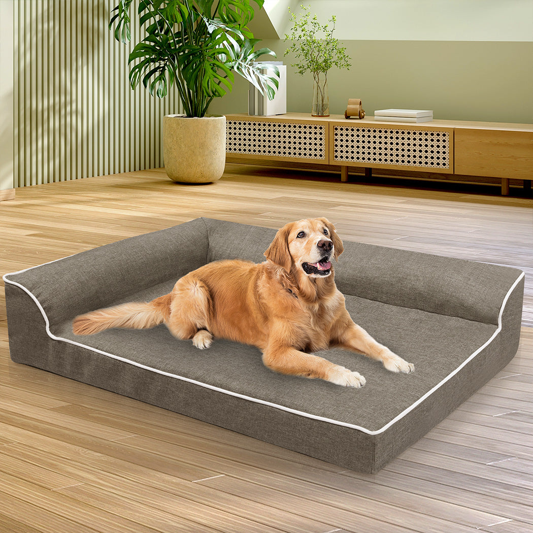 Pawz Orthopedic Dog Bed XXL Coffee-1942353669773201415