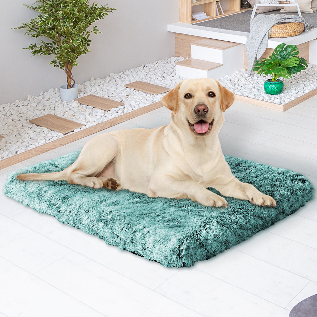 PaWz Dog Mat Pet Calming Bed Memory L Green Large-1942352739925364743