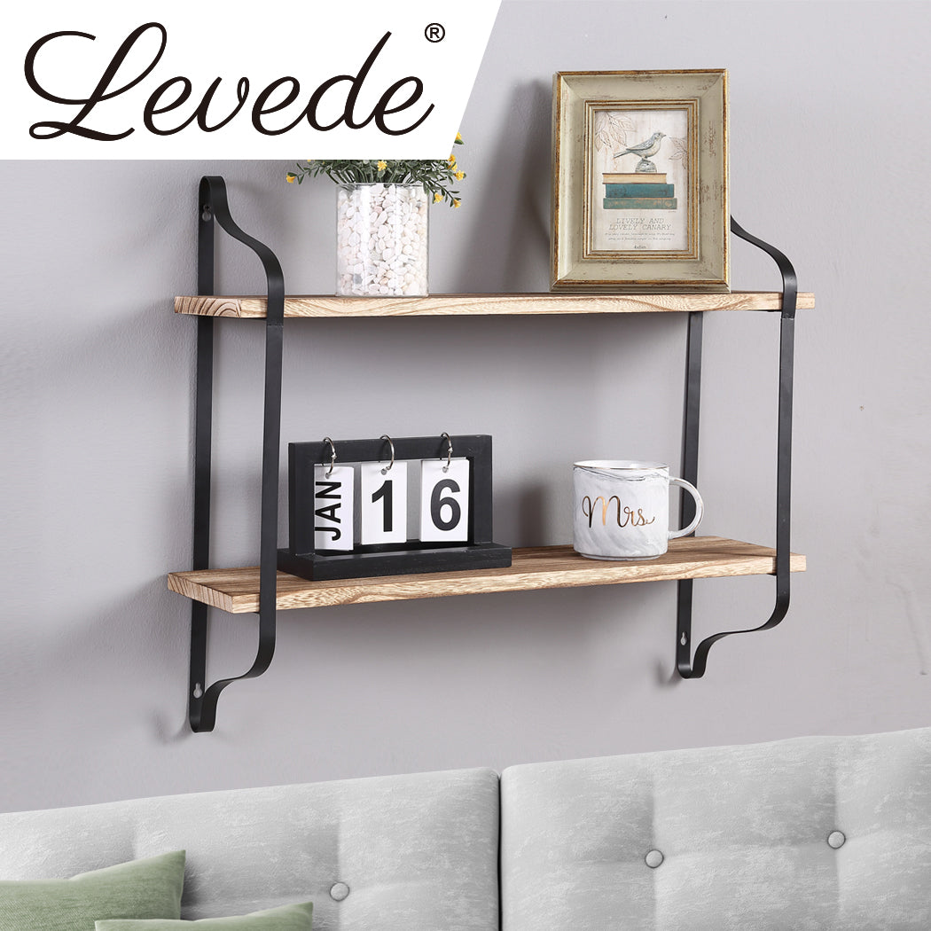 Levede Floating Shelves Brackets Display-1910113033166917639