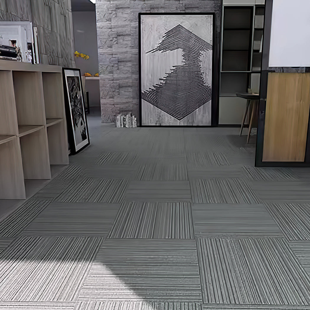 Marlow 20x Carpet Tiles 5m2 Box Heavy Blue-1910113062585765894