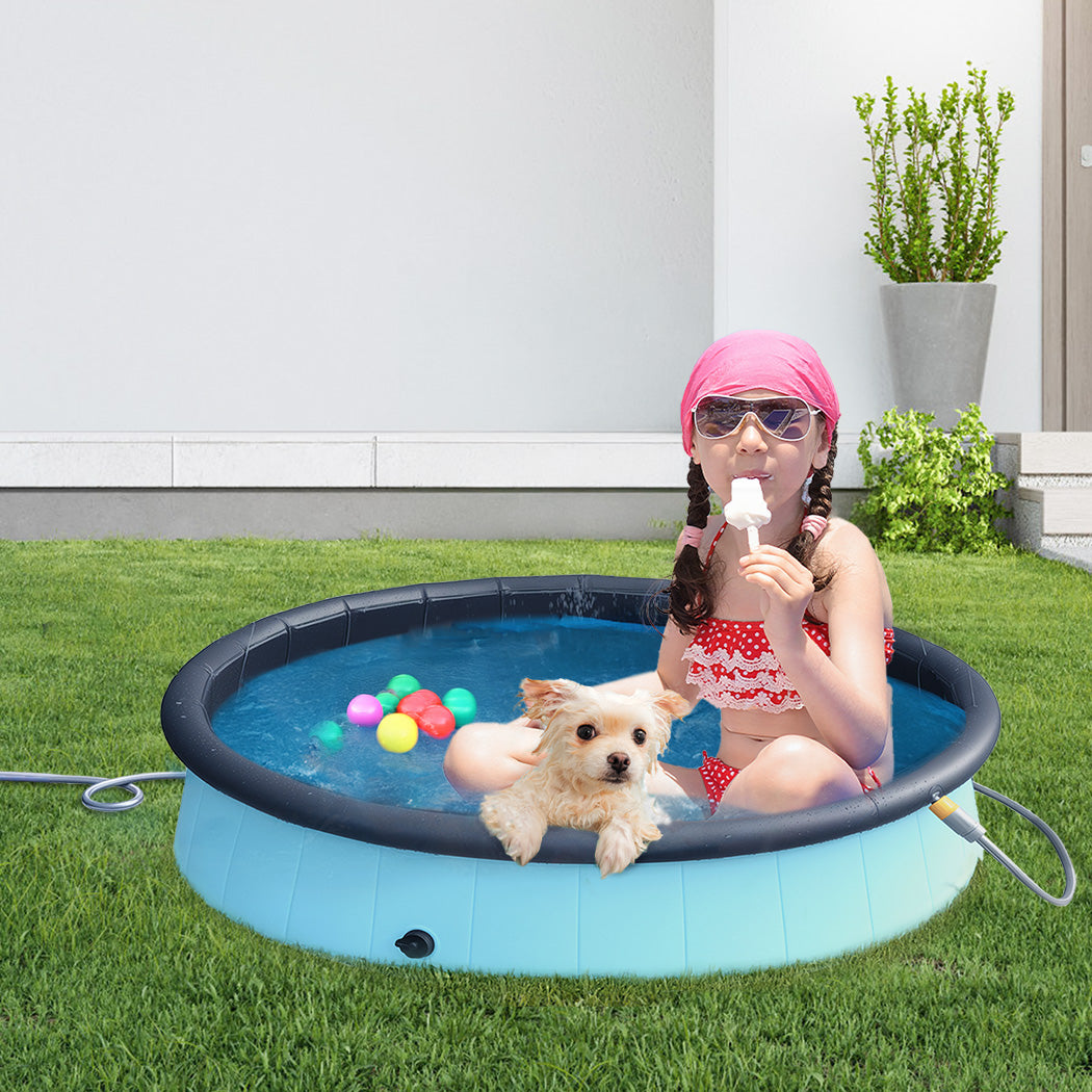 Pawz Folding Dog Swimming Pool-1942353667134984199
