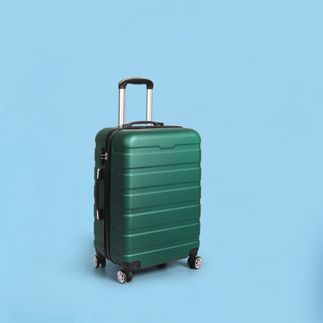 Slimbridge 20" Carry On Luggage Case Green 20 inch-1942352936332038151