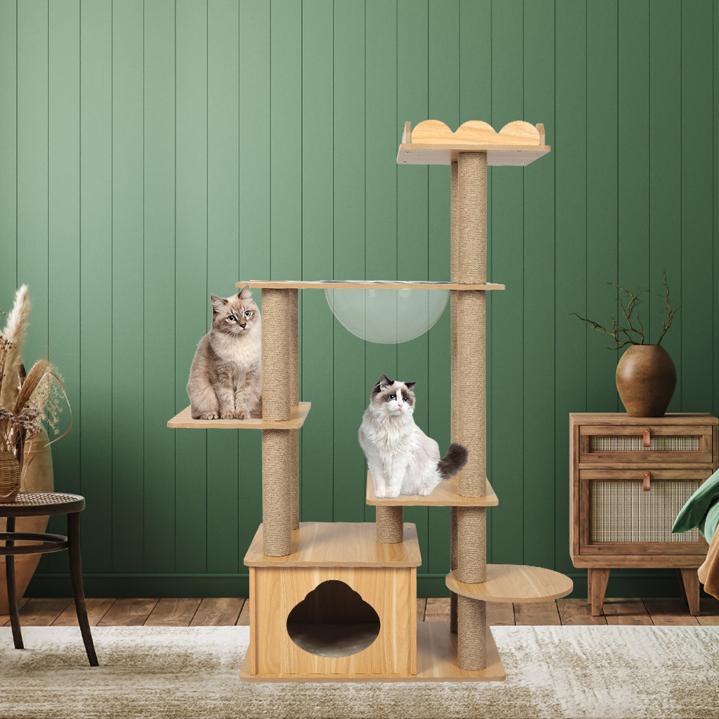 PaWz Cat Tree Scratching Post Scratcher-1942352747236036615