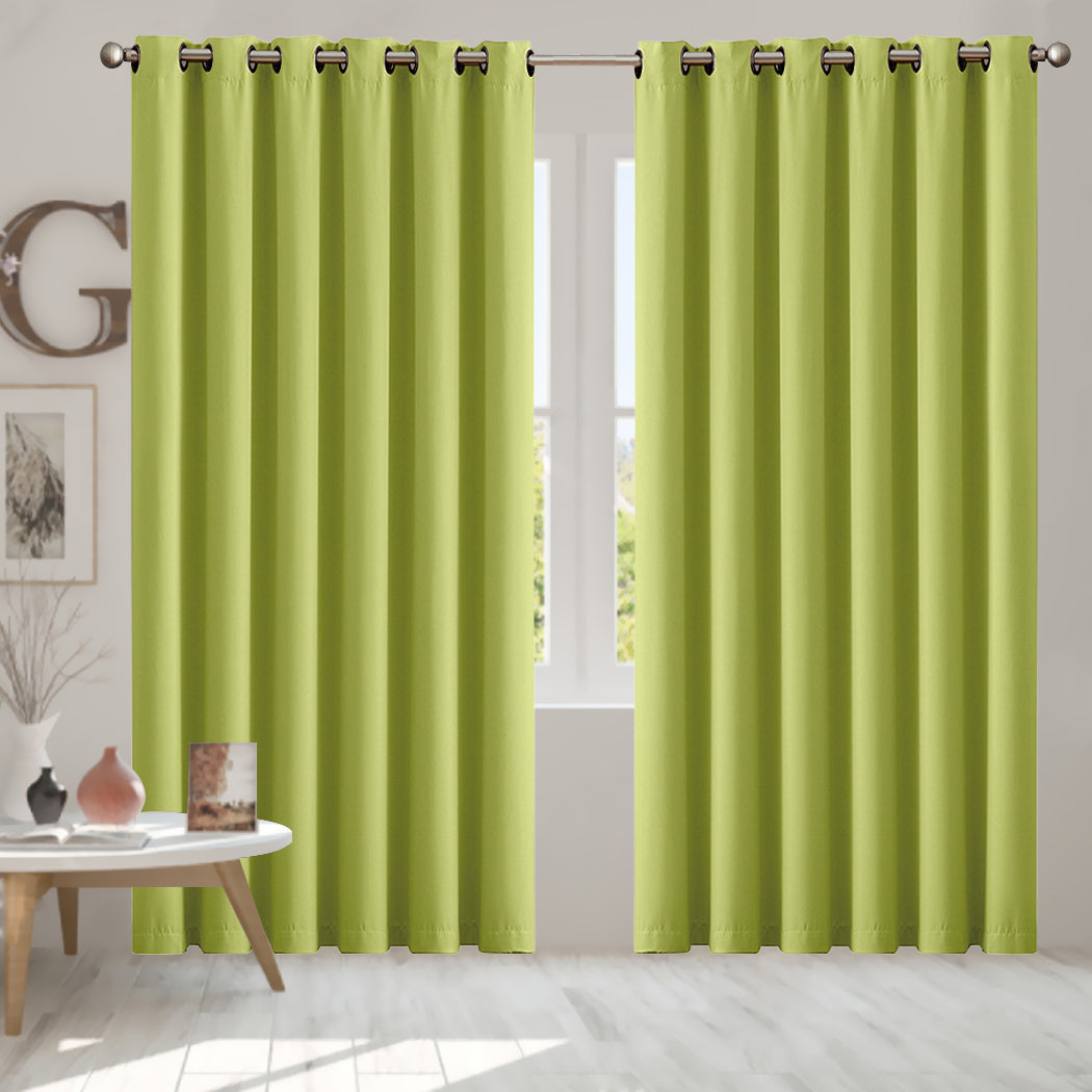 2x Blockout Curtains Panels 3 Layers-1942353383411290118