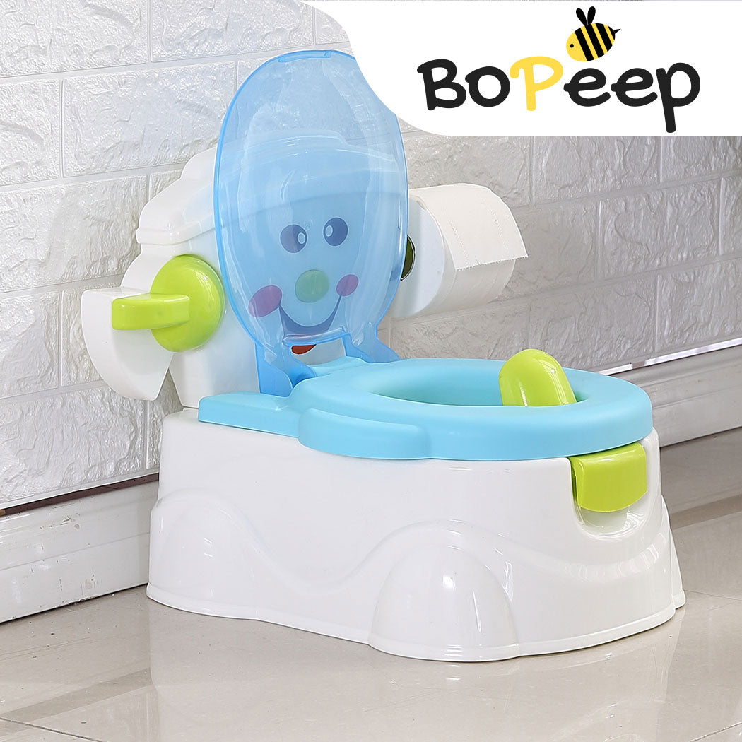 BoPeep Kids Potty Trainer Seat Safety Blue-1910113090763100167