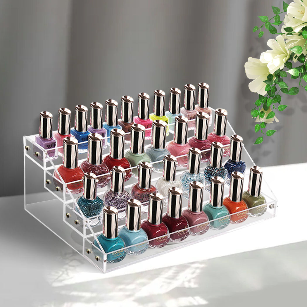 Clear Acrylic Nail Polish Varnish Cosmetics-1942353177064116231