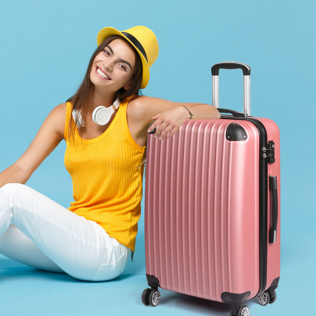 Slimbridge 24" Luggage Suitcase Code Rose Gold-1942352866261995527