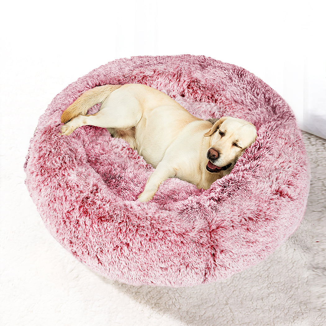 PaWz Pet Bed Memory Foam Dog Donut Pink Medium-1942352766810853383