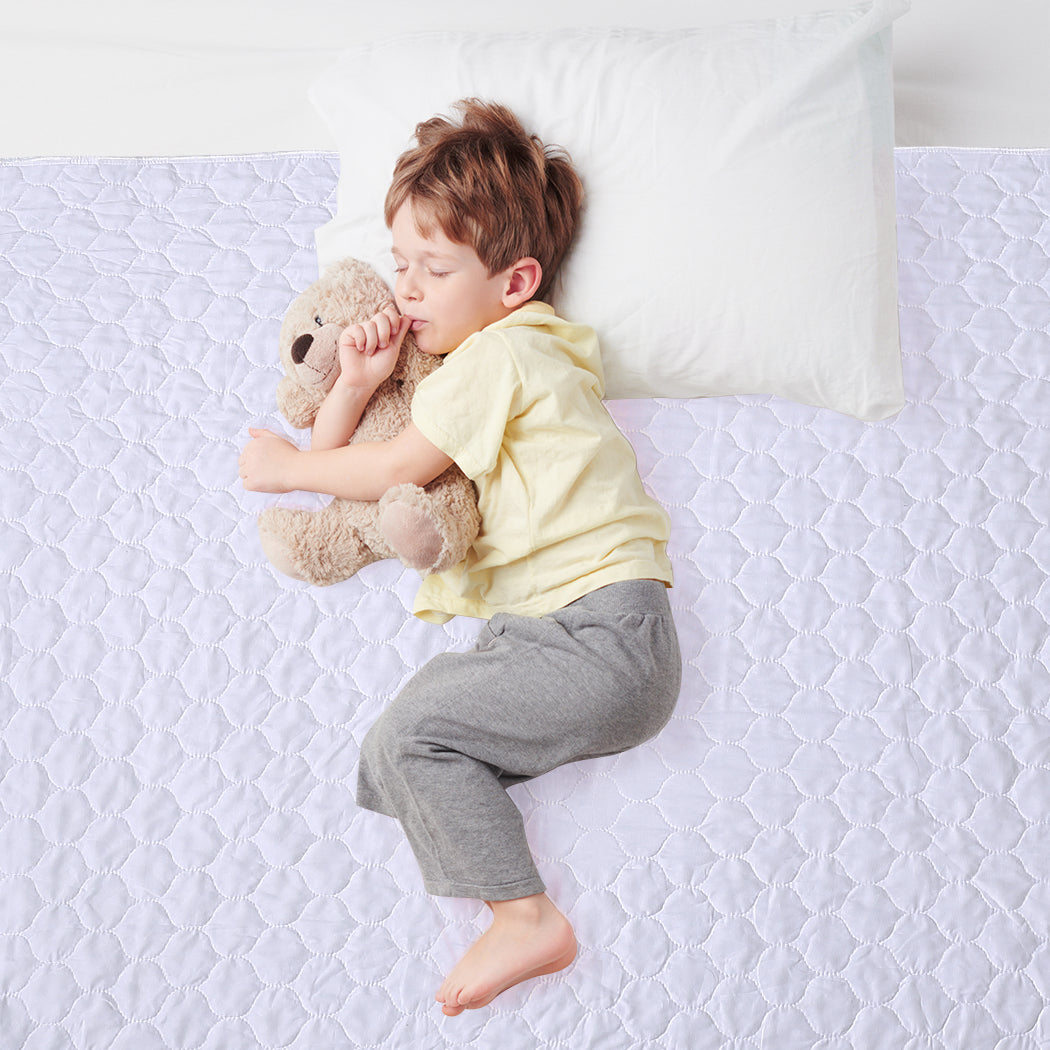 2x Bed Pad Waterproof Bed Protector King-1942353143920726022