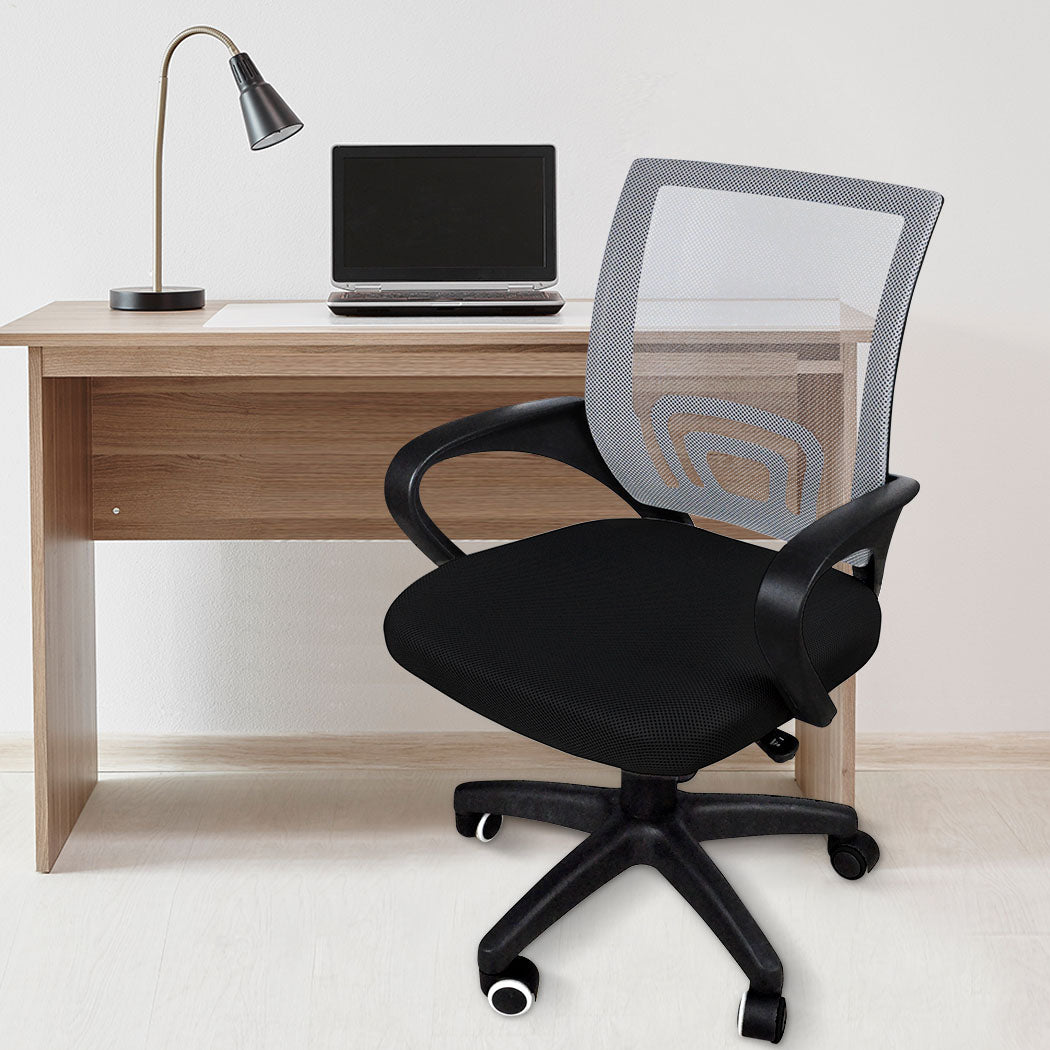 2x Levede Office Chair Gaming Computer Grey-1910113032080592903