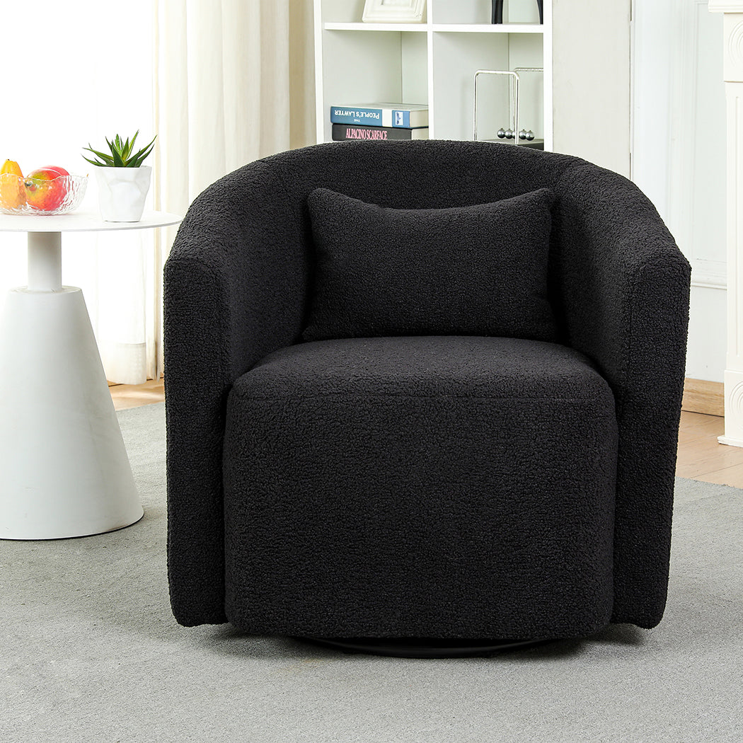 Levede Fleece Rocking Chair-1910112200941506567
