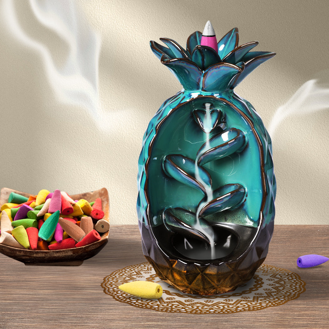Incense Burner Pineapple Waterfall Smoke-1942353182814507014