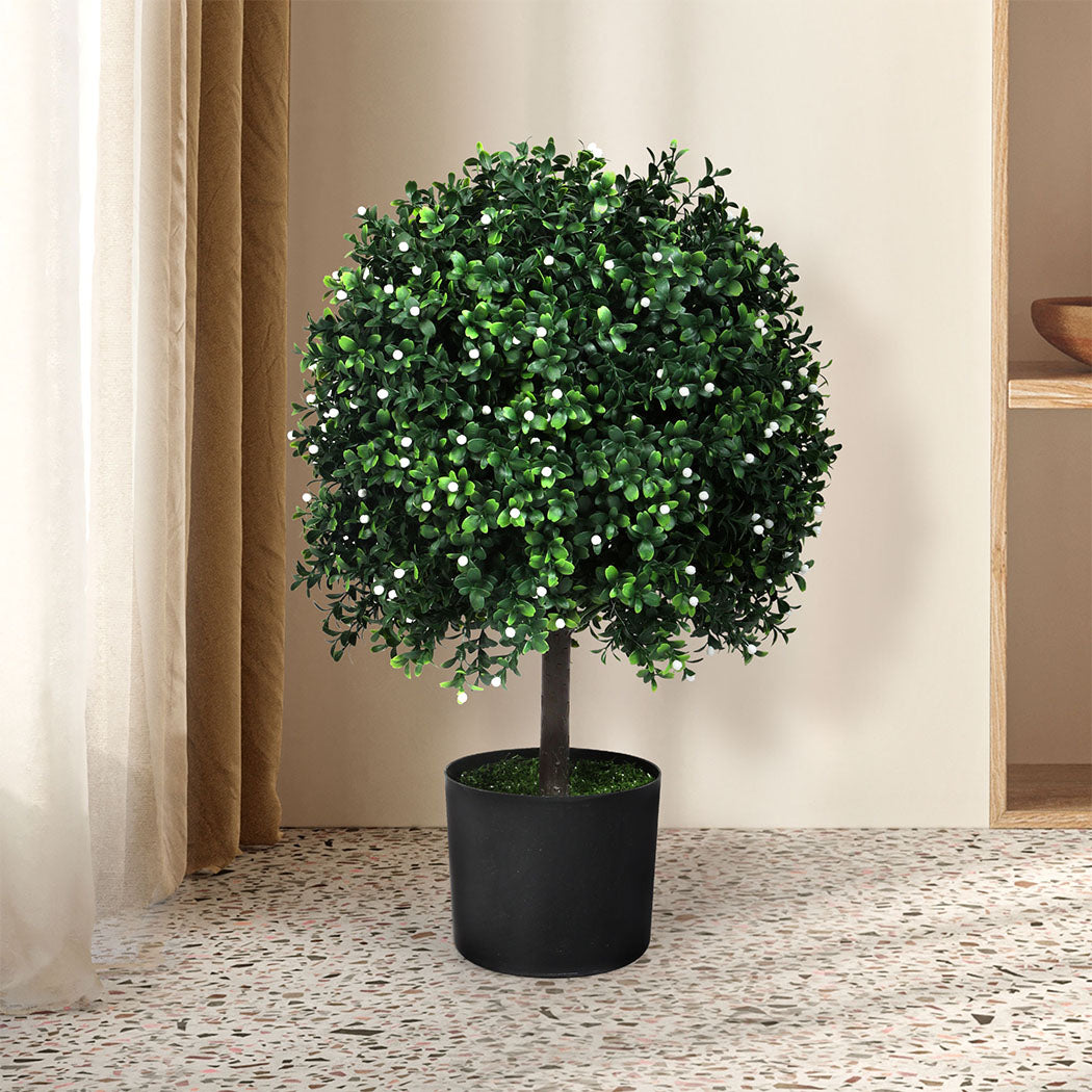 Lambu Artificial Boxwood Topiary Ball Tree-1942353682494525447
