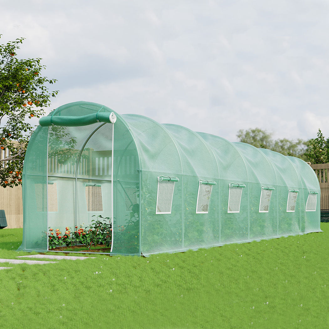 Lambu Greenhouse Walk-In Green House Shed 6M-1942353612021829636