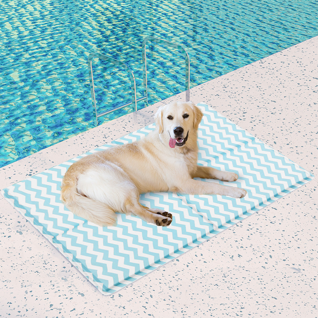 Pawz Pet Cooling Mat XL Blue-1942353673304805383