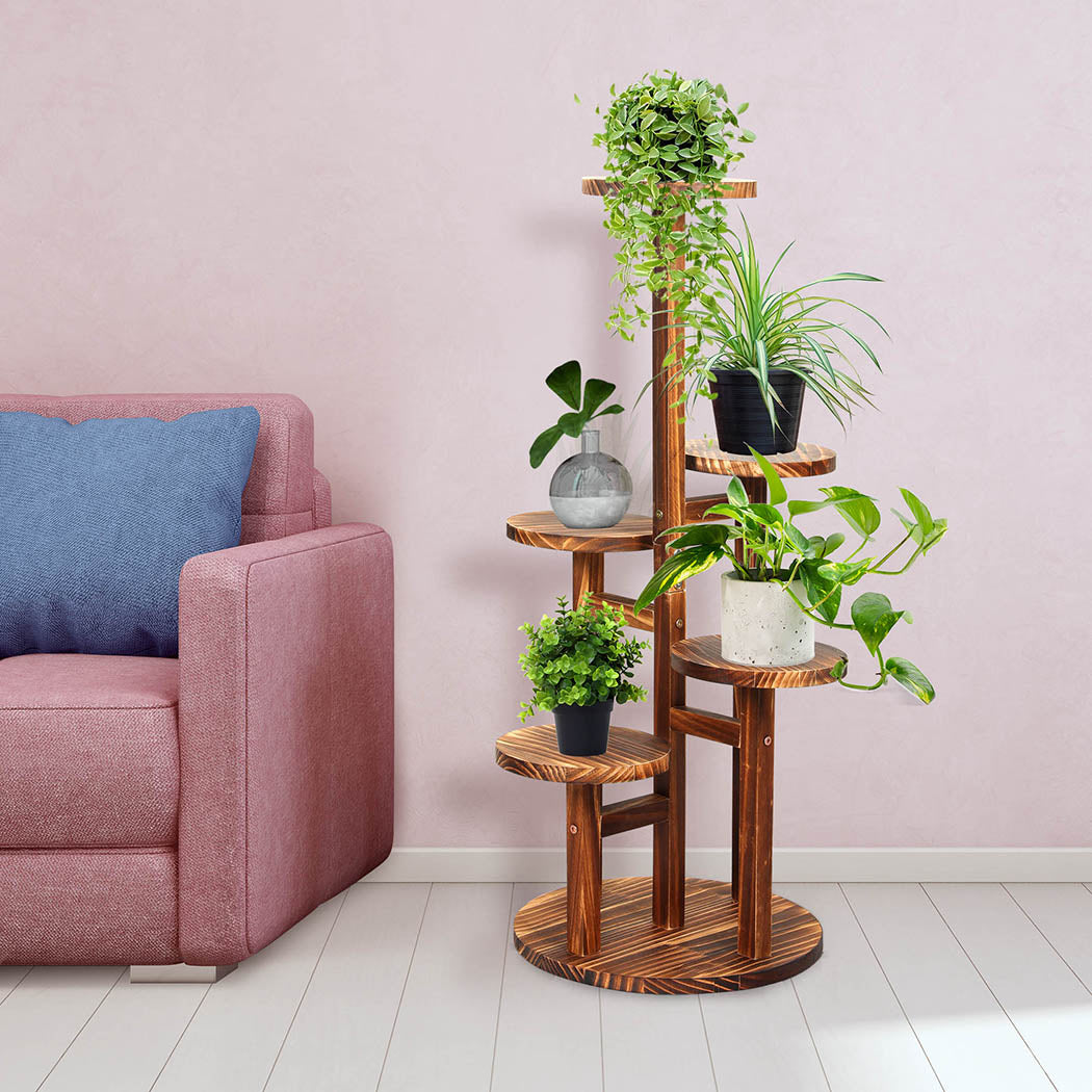 Levede 4-Tier Plant Stand Wood Wooden-1942353759963320327