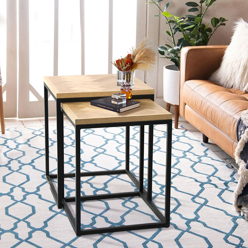 Levede 2PCS Nesting Coffee Tables-1937319785197080582
