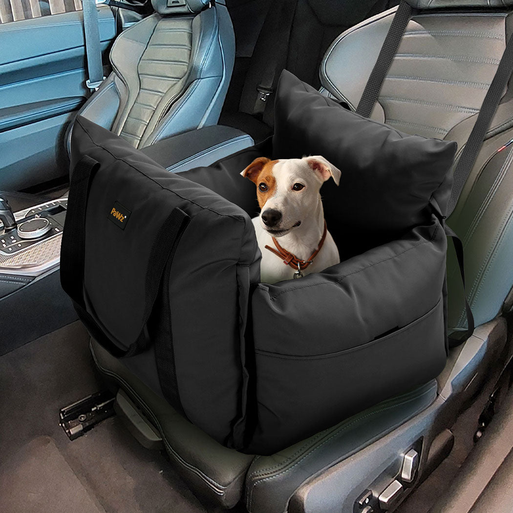 PaWz Dog Car Seat Booster Belt Black-1942352770434732039