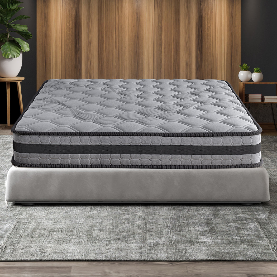 Lavio Double Spring Mattress Grey Medium Firm-1910112196457795591