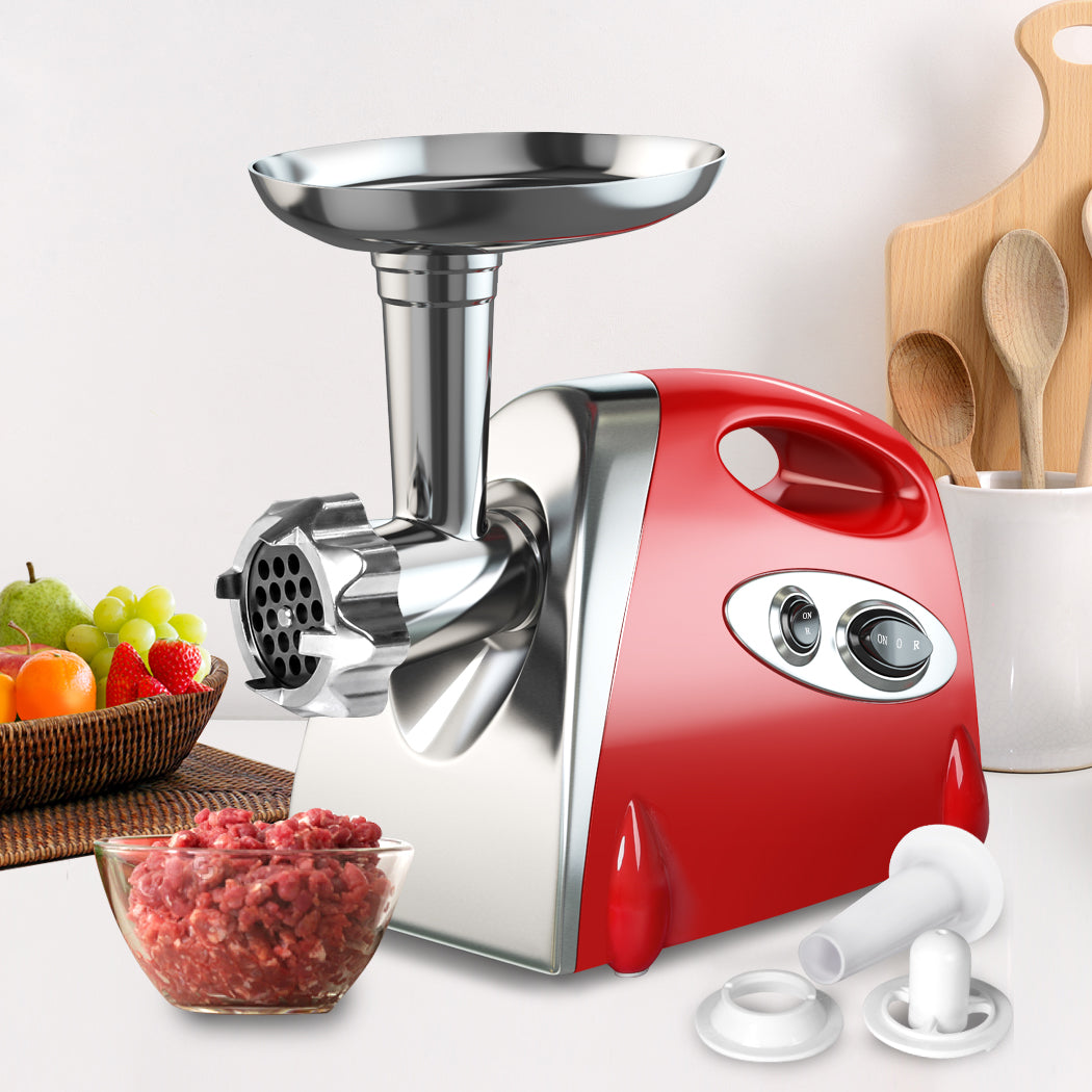 800W Electric Meat Grinder Mincer Sausage Red-2006733080601169926