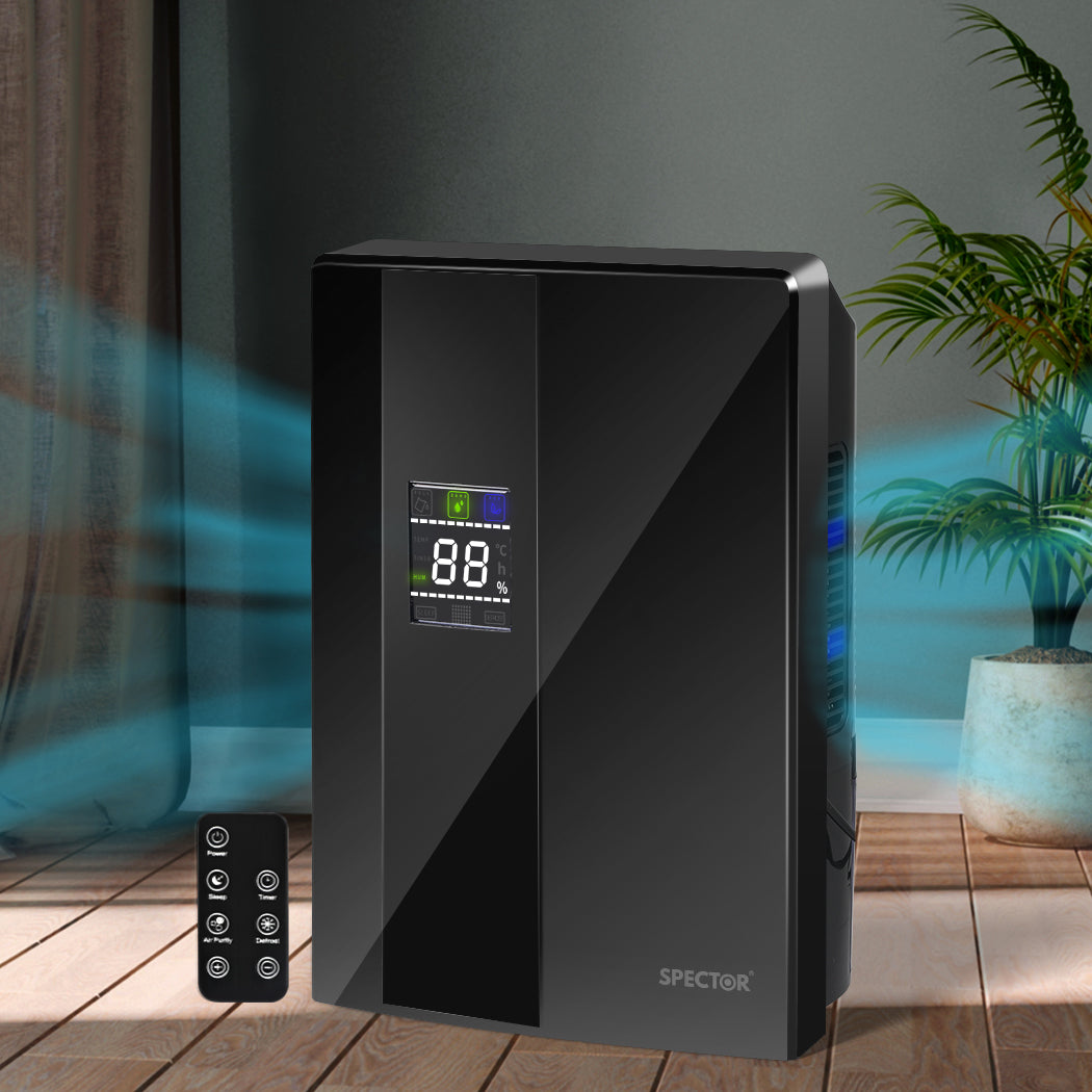 Spector Dehumidifier Air Purifier 2200ml Black-2006733305428447239