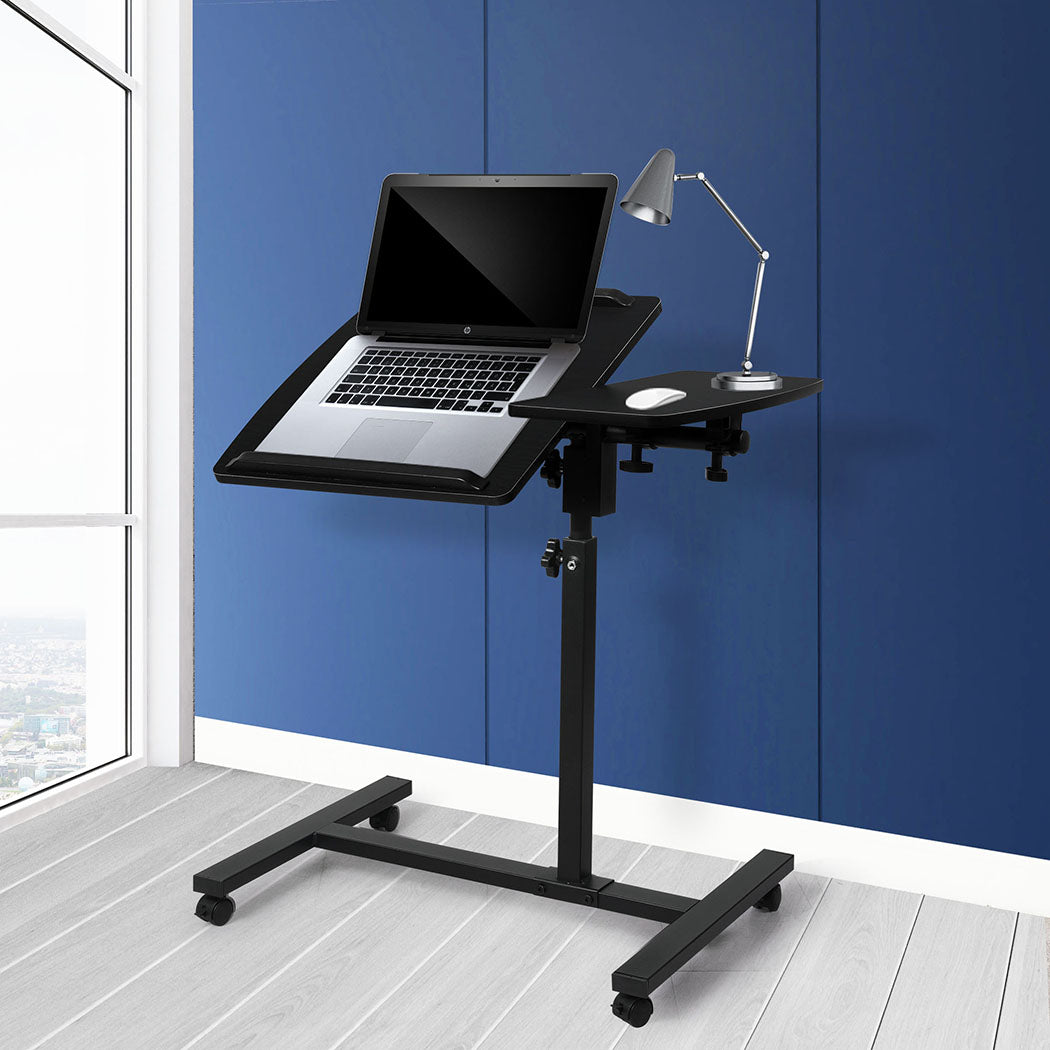 Levede Mobile Laptop Desk Adjustable Black-1919892937110589447