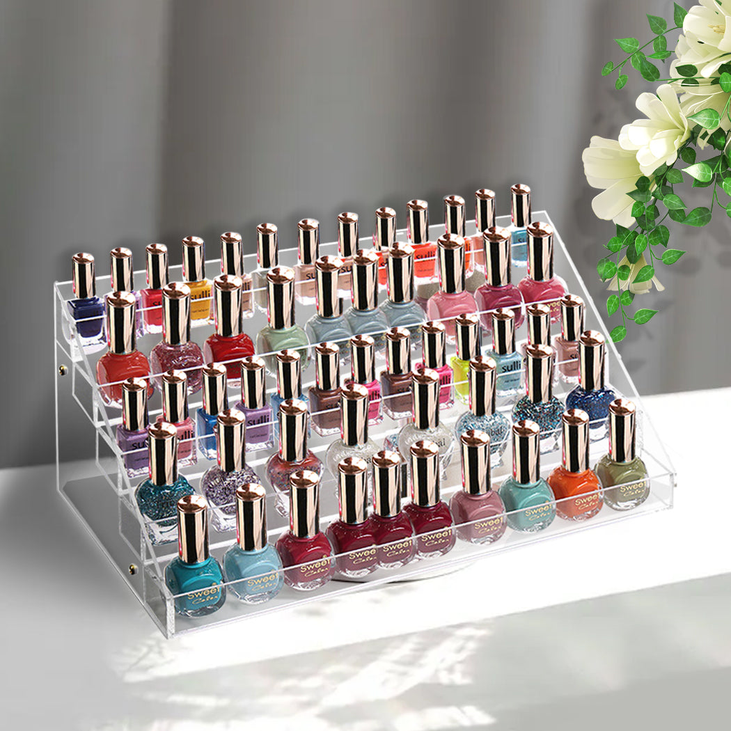 5 Tier Nail Polish Clear Acrylic Varnish-1942353177248665607