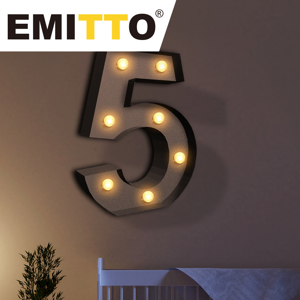 LED Metal Number Lights Free Standing-1942353641977548807