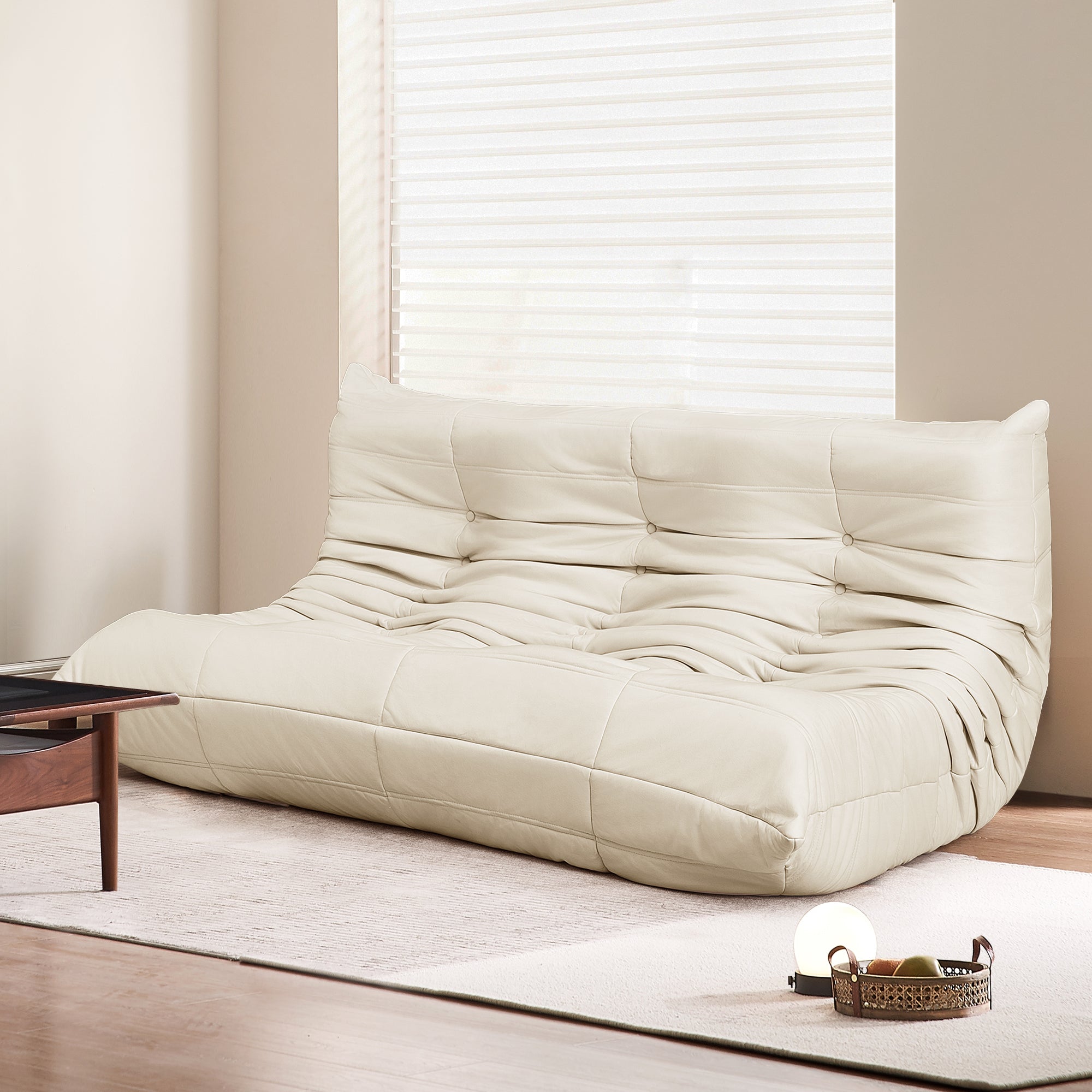 Levede 3 Seaters Floor Sofa Caterpillar Lounge-1910112348903968775