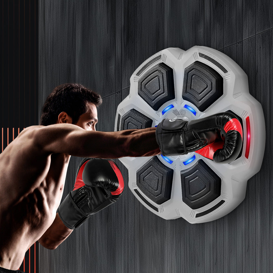 Centra Punching Box With 12OZ Boxing Glove Grey-1942353601334743047