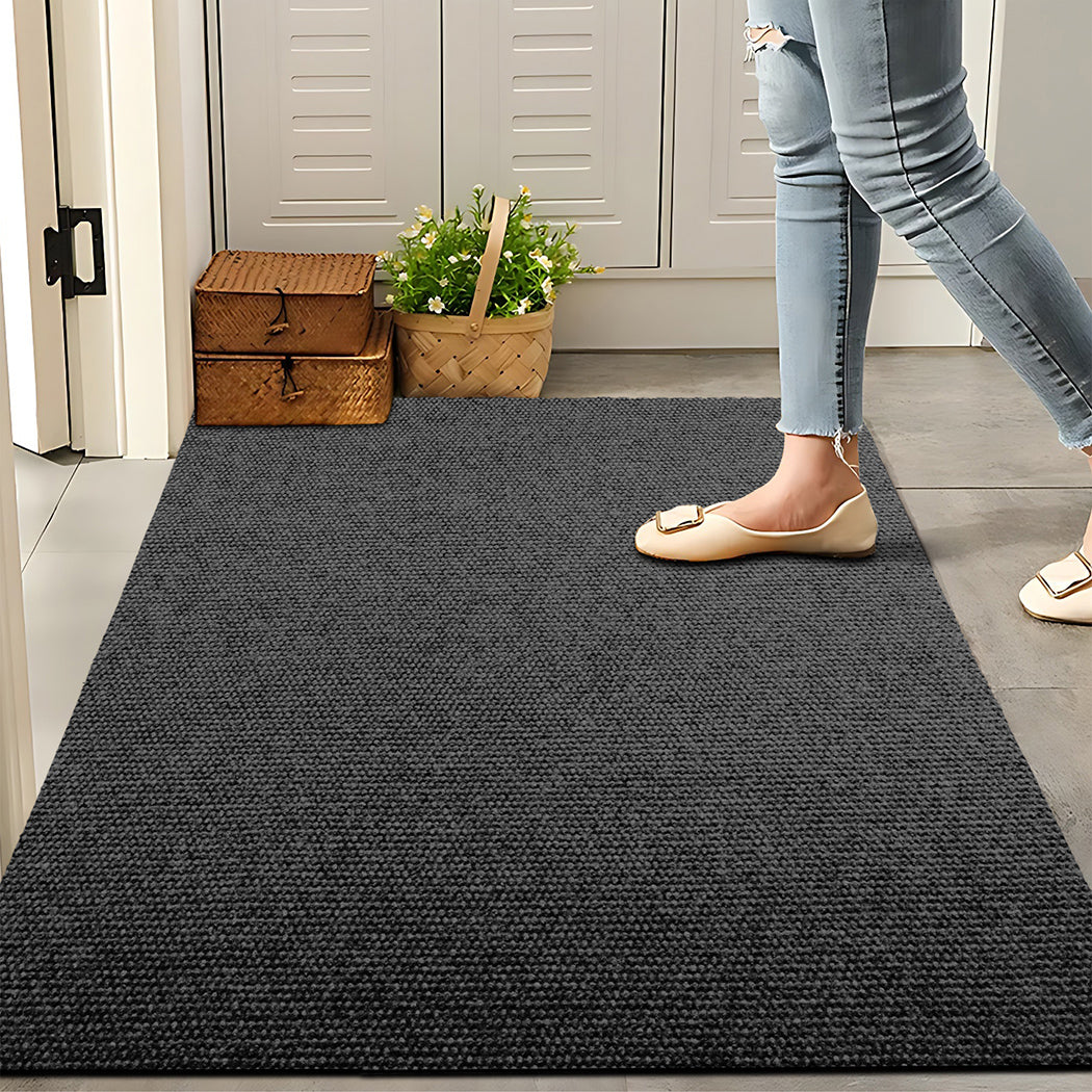 Marlow Extra Large Floor Rug Outdoor 90cm x 305cm Grey-1942353700672638983