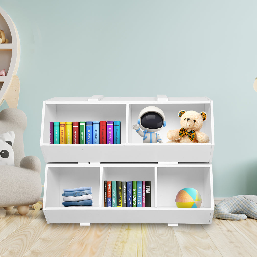 Levede Kids Toy Box Shelf Storage Cabinet-1919892839899205639
