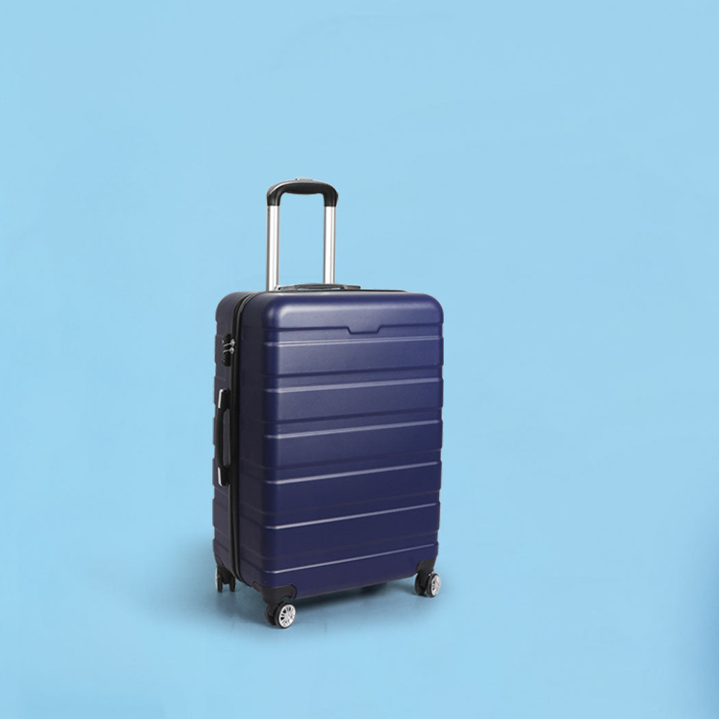 Slimbridge 20" Carry On Luggage Case Navy 20 inch-1942352936533364743