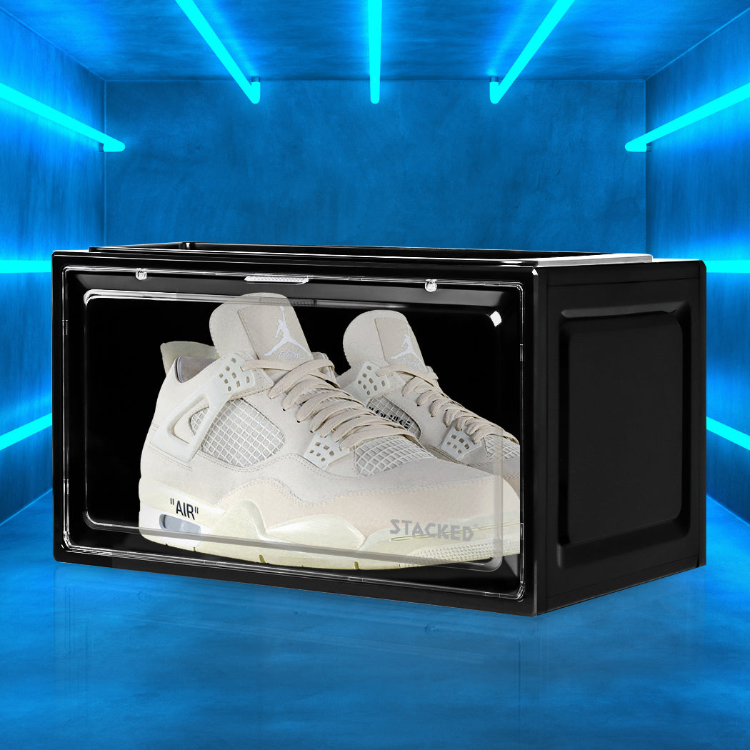 Stacked Shoe Box Acrylic Sneaker Display 1PC Black-1942352807457853447