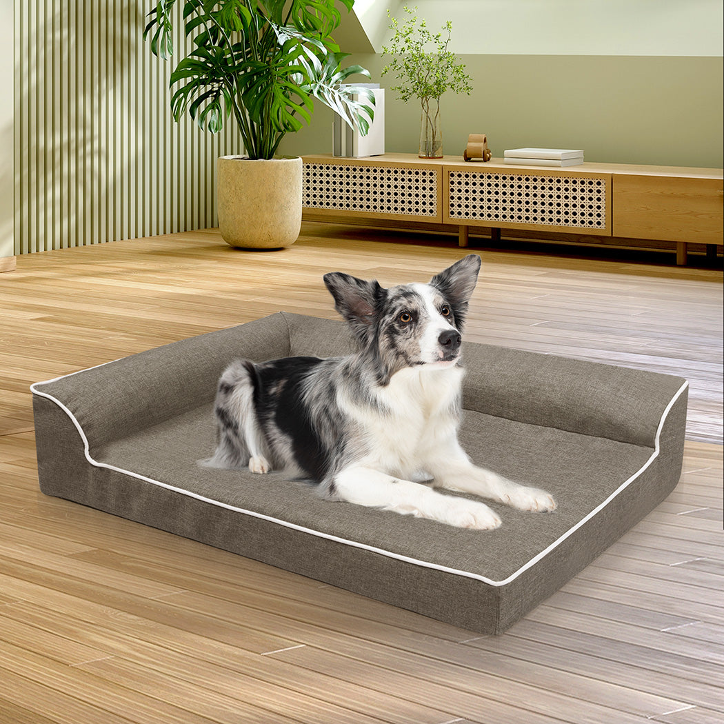 Pawz Orthopedic Dog Bed XL Coffee-1942353669001449479