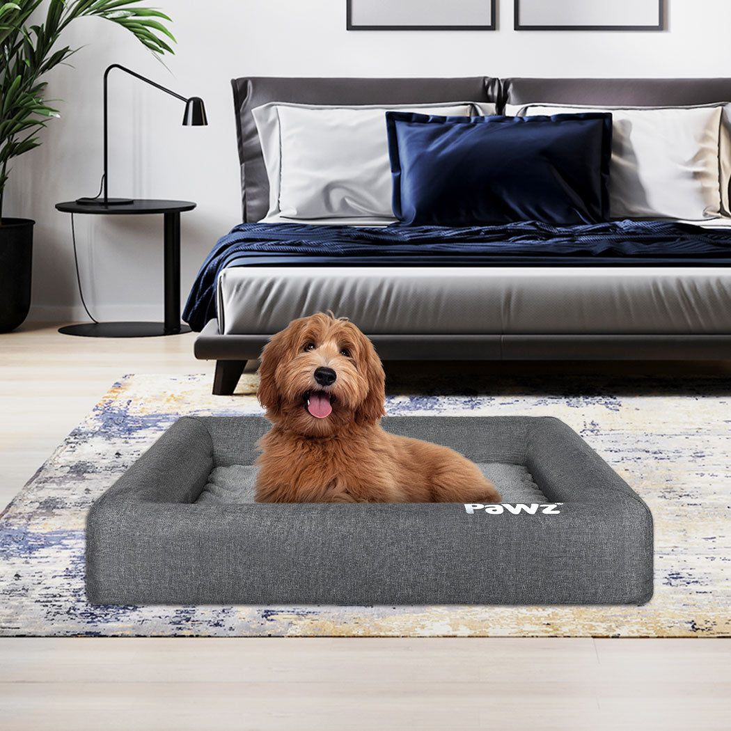 PaWz Memory Foam Pet Bed Calming Dog M Medium-1942352756669026311