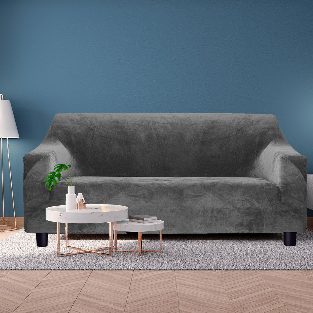 Marlow Sofa Covers 3 Seater High Stretch Grey-1942353793492586503