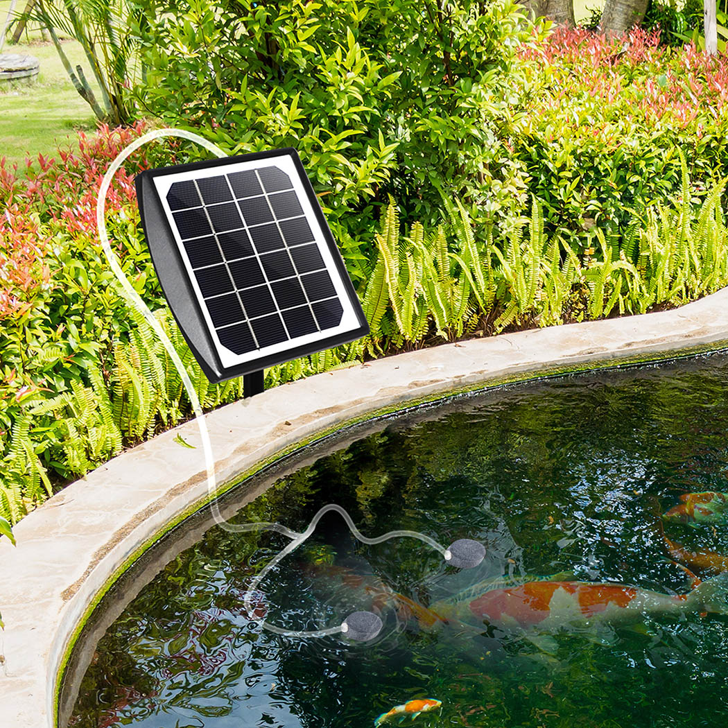 Lambu Solar Oxygenator Air Pump Powered-1942353755177619463