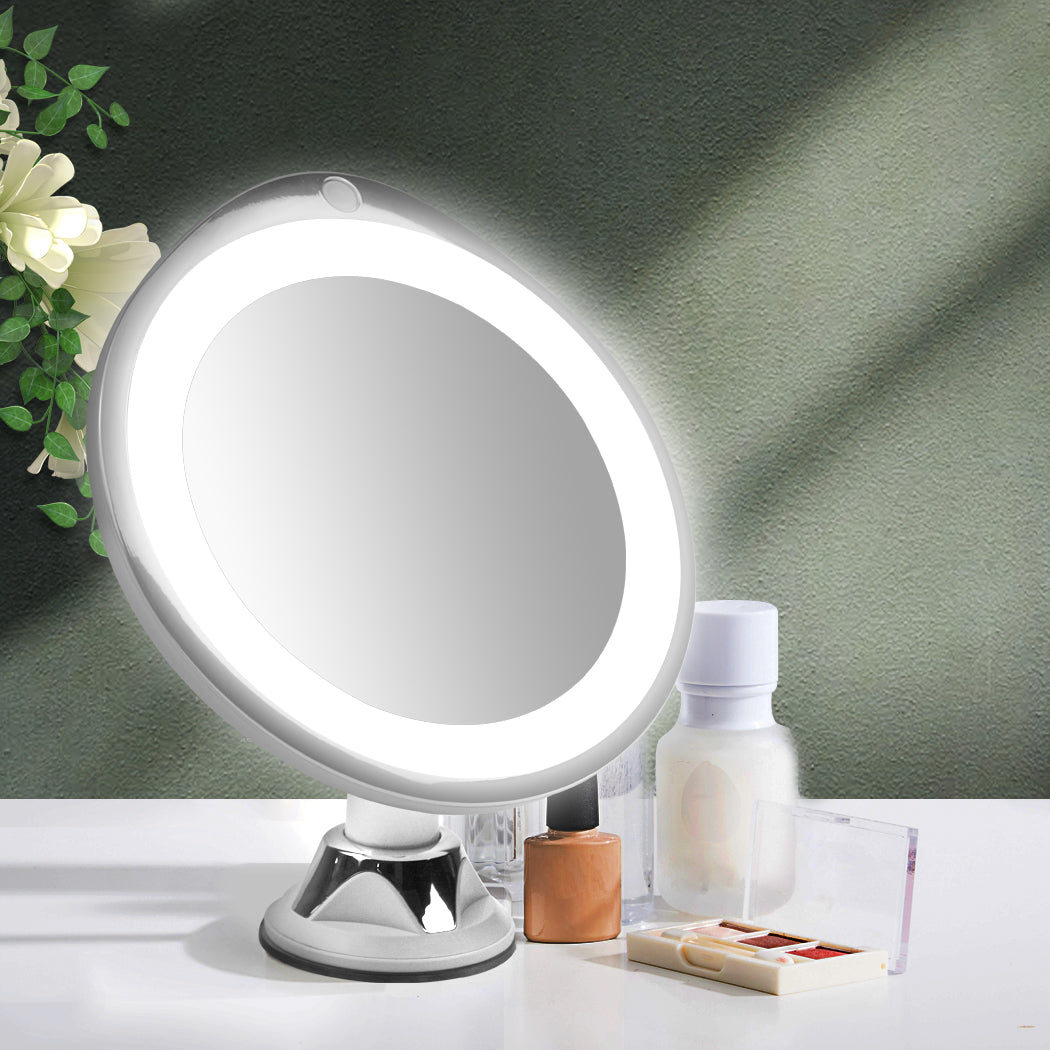 10x Magnifying Makeup LED Mirror 360 Dgree-1942353045765623815