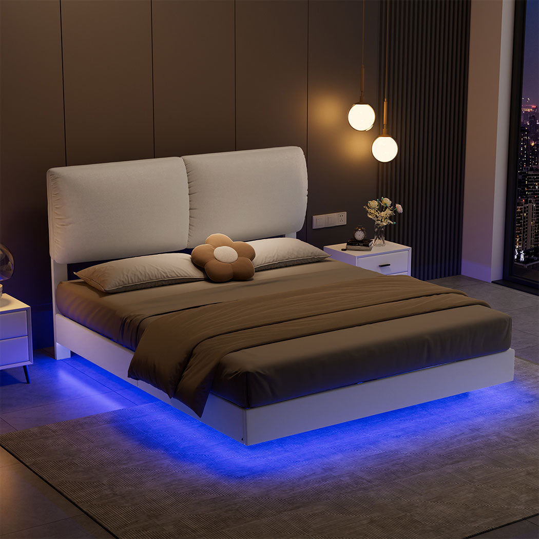 Levede Queen Floating Bed Frame-1910112229932535815