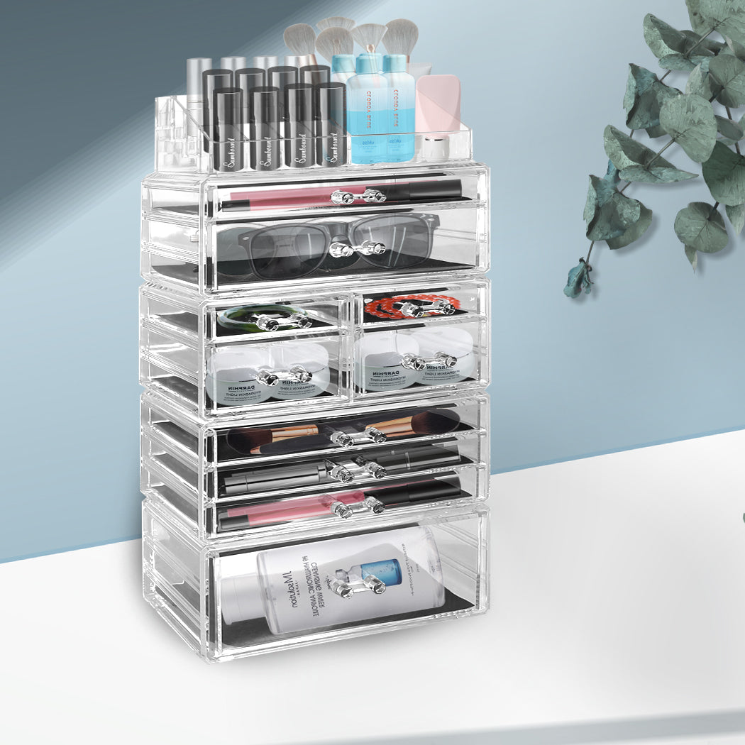 10 Drawers Cosmetic Makeup Organizer-1942352973099307015