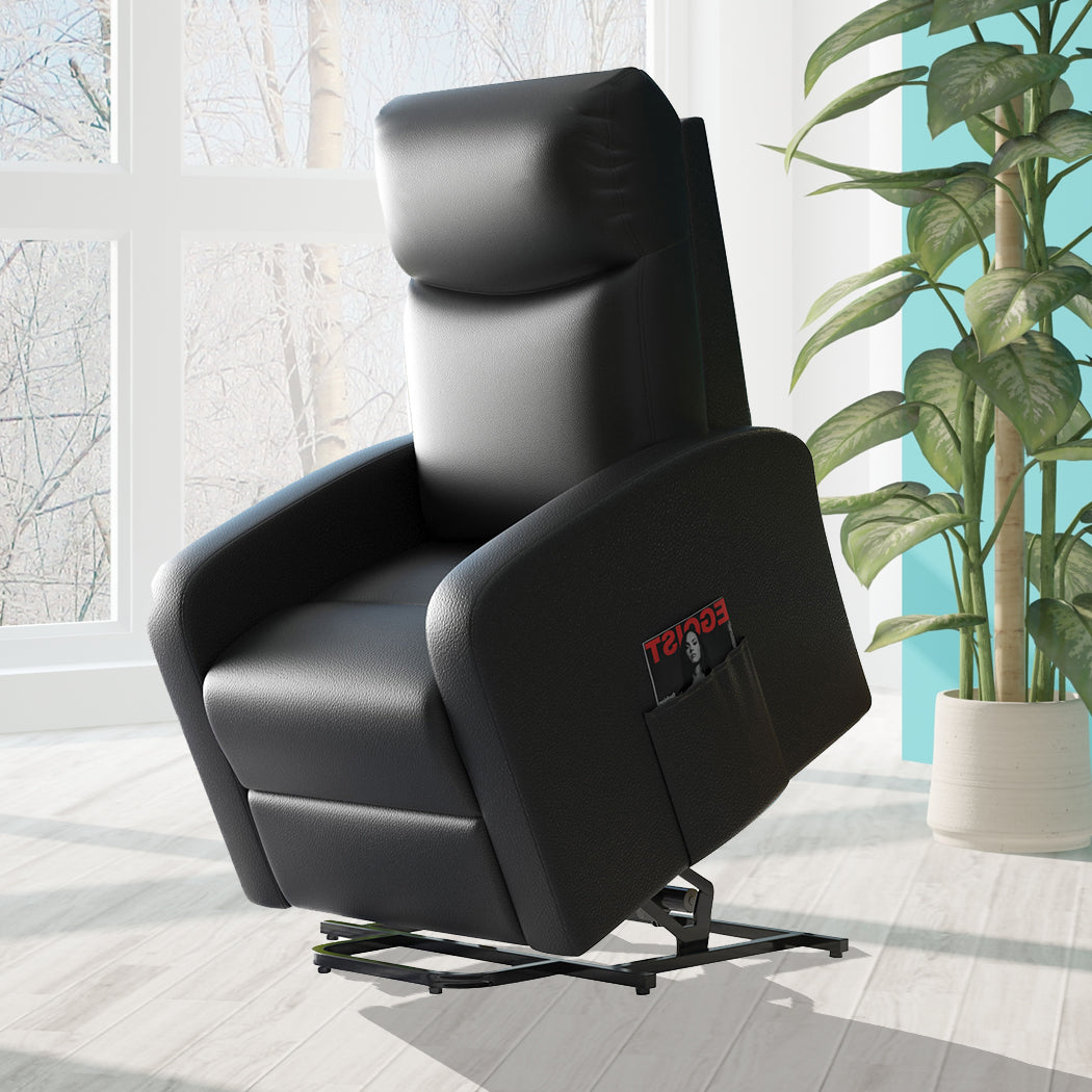 Levede Electric Massage Chair Recliner Black-1910112921929781255