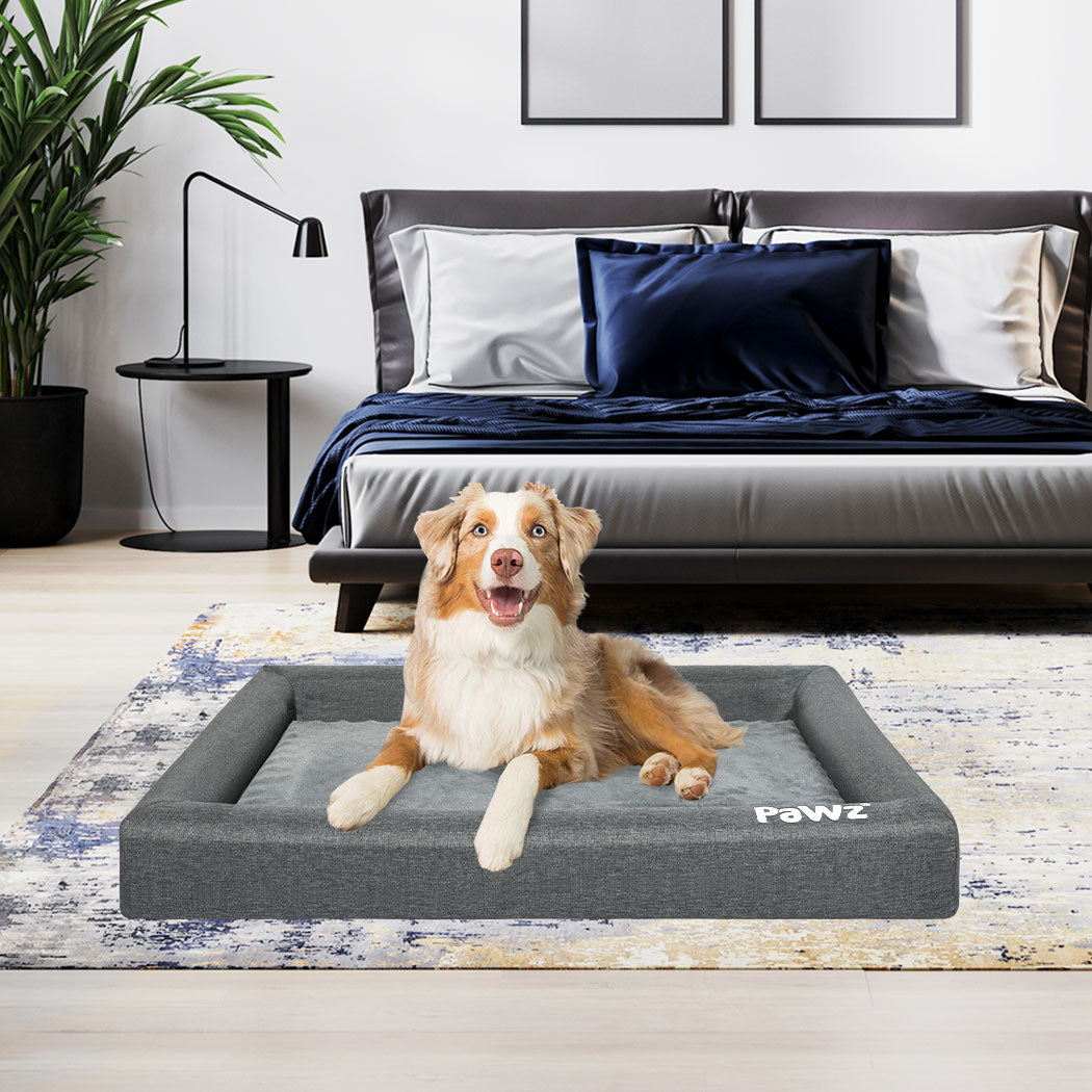 PaWz Memory Foam Pet Bed Calming Dog L Large-1942352756484476935